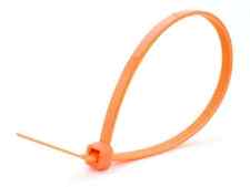 11 In. Cable Tie, Orange - 50 Lbs