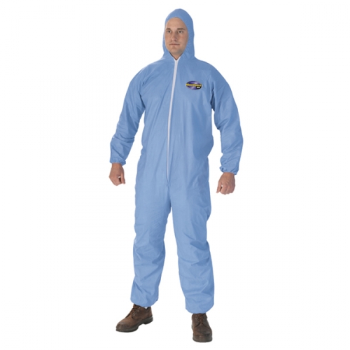 138-45357 A65 Flame Resist Coveralls, 4 Extra Large - Blue