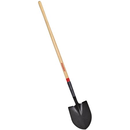 027-2586000 16 Gal Square Point Shovel With Wood Handle & Poly D-grip