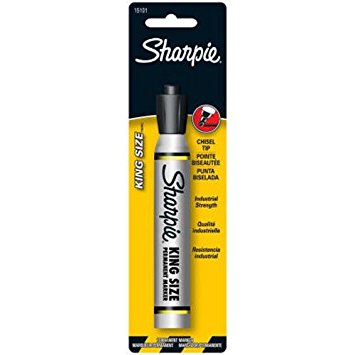 Sharpie 652-15101PP King Size Permanent Marker, Black