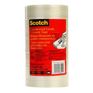Abrasive 48 Mm X 55 M Scotch Filament Tape, Clear