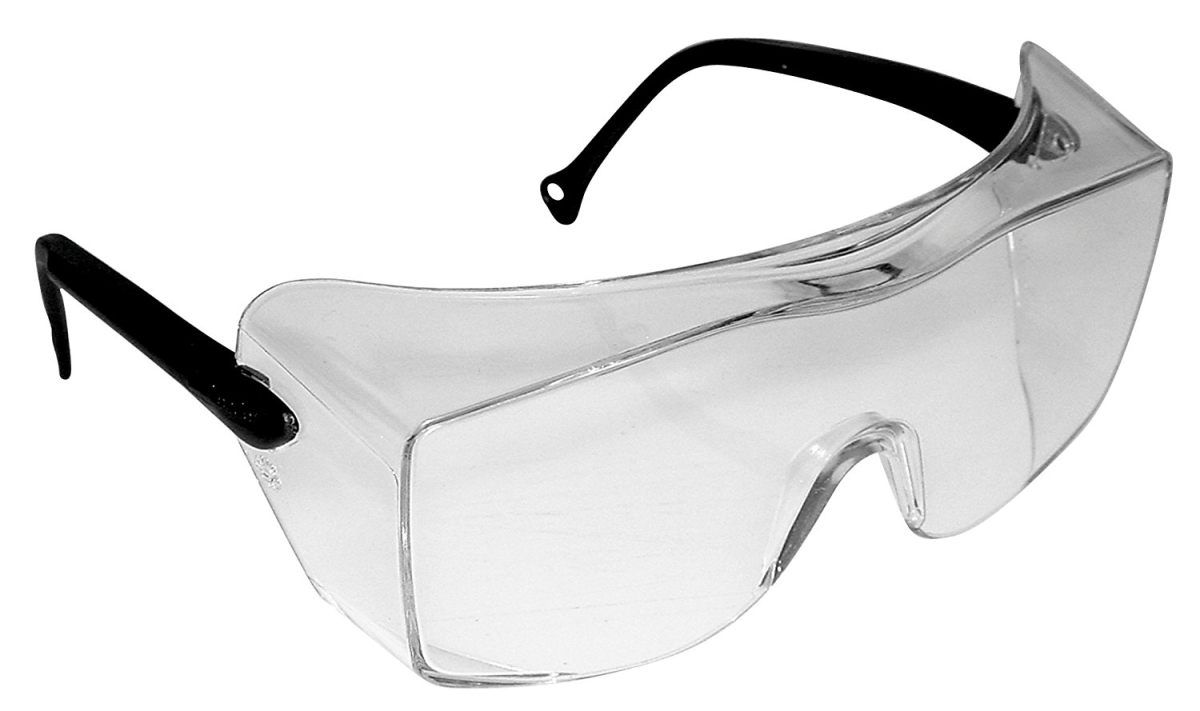 247-12159-00000-20 Ox Protective Eyewear Temple, Clear Lens - Black