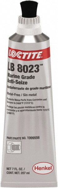 442-1999556 7 Oz Lb 8023 Marine Grade Anti-seize Brush-top Tube - Pack Of 6