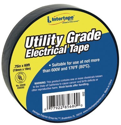 761-602 0.75 In.x 60 Ft. Electrical Tape - Black