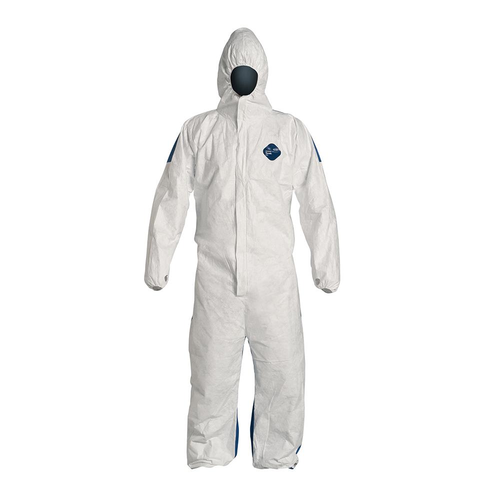 251-nb125swhlg002500 Protective Coverall, Large, White