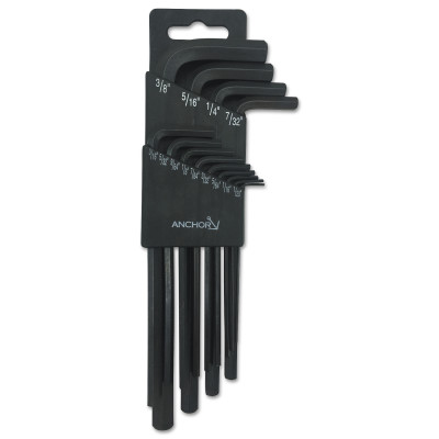 103-50-013 13 Piece Sae Hex Key Sets With Holders - Black Oxide