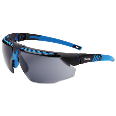 763-s2871hs Avatar Hydroshield Anti-fog Safety Glasses, Blue Frame & Gray Lens - Pack Of 10
