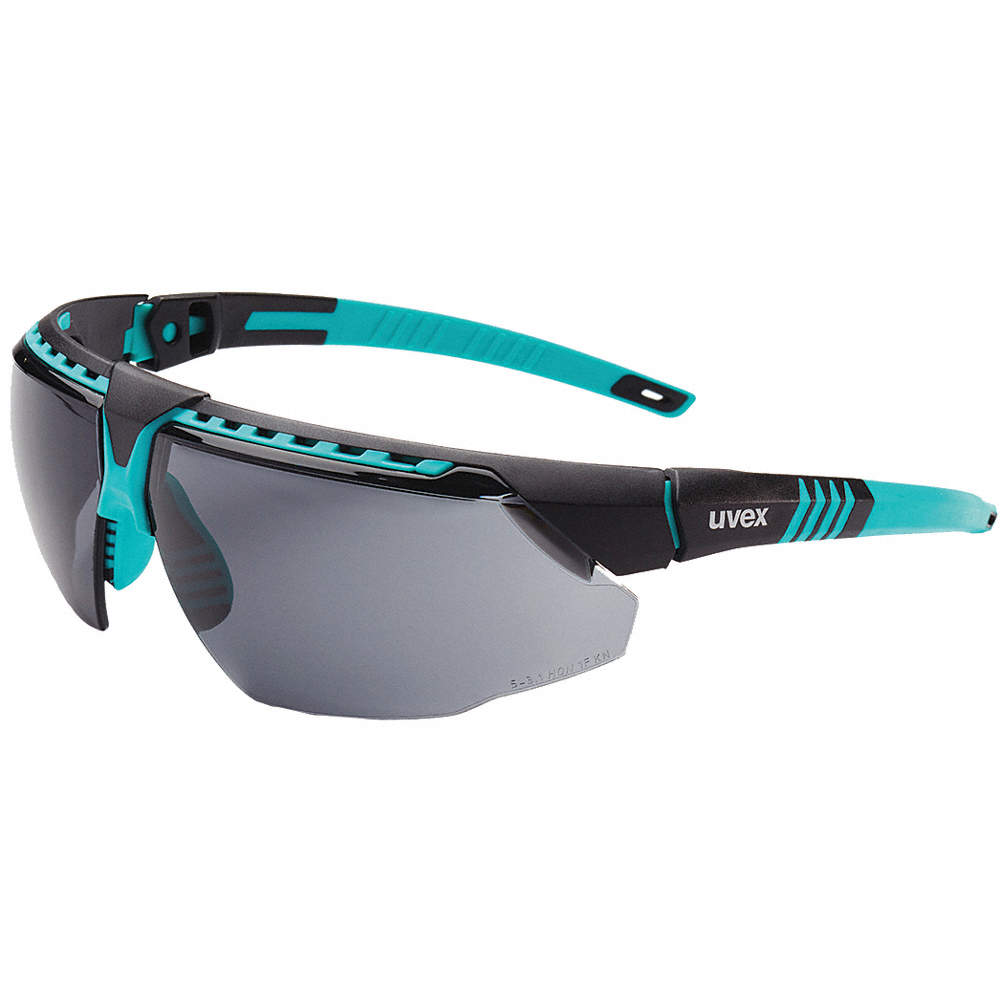 763-s2881hs Uvex Avatar Teal Frame & Gray Mirror Hydroshield Anti-fog Safety Glasses - Pack Of 10