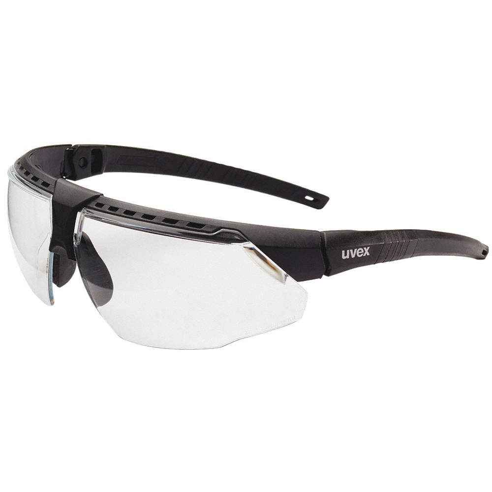 763-s2850 Avatar Eyewear, Clear Lens Hard Coat - Black Frame Safety Glasses - Pack Of 10