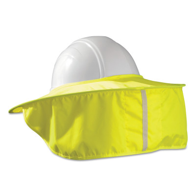 Hard Hat Shades, Cotton & Polyester With Wire Spring - Yellow