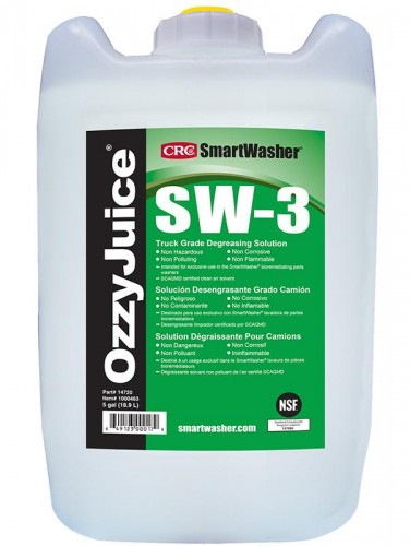 125-14720 5 Gal Smartwasher Ozzyjuice Sw-3 Truck Grade Decgreasing Solution