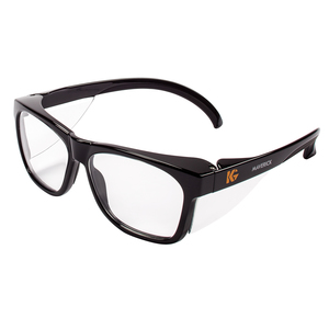 412-49309 Kleenguard Maverick Safety Glasses With Clear Anti-fog Lens & Black Frame