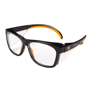 412-49312 Kleenguard Maverick Safety Glasses With Clear Anti-glare Lens & Black Frame