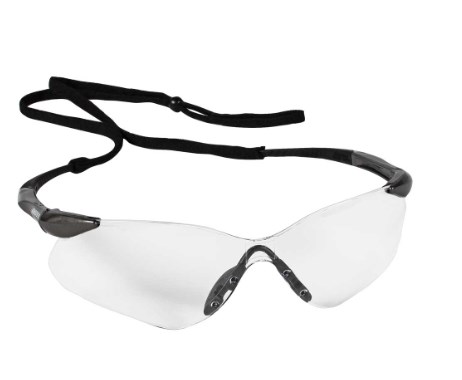 412-29111 Jackson Safety V30 Nemesis Vl Gunmetal Frame Safety Glasses, Clear