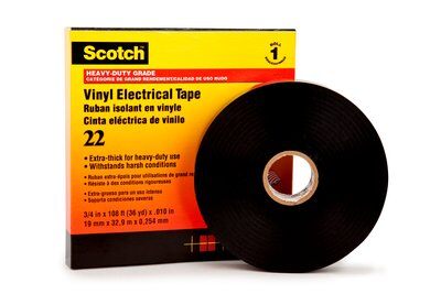 500-100348 0.75 X 36 In. Vinyl Insulation Tape 22, Black