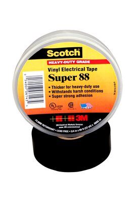 500-103233 0.75 In. X 36 Yards Professional Grade Vinyl Electrical Tape Super 88