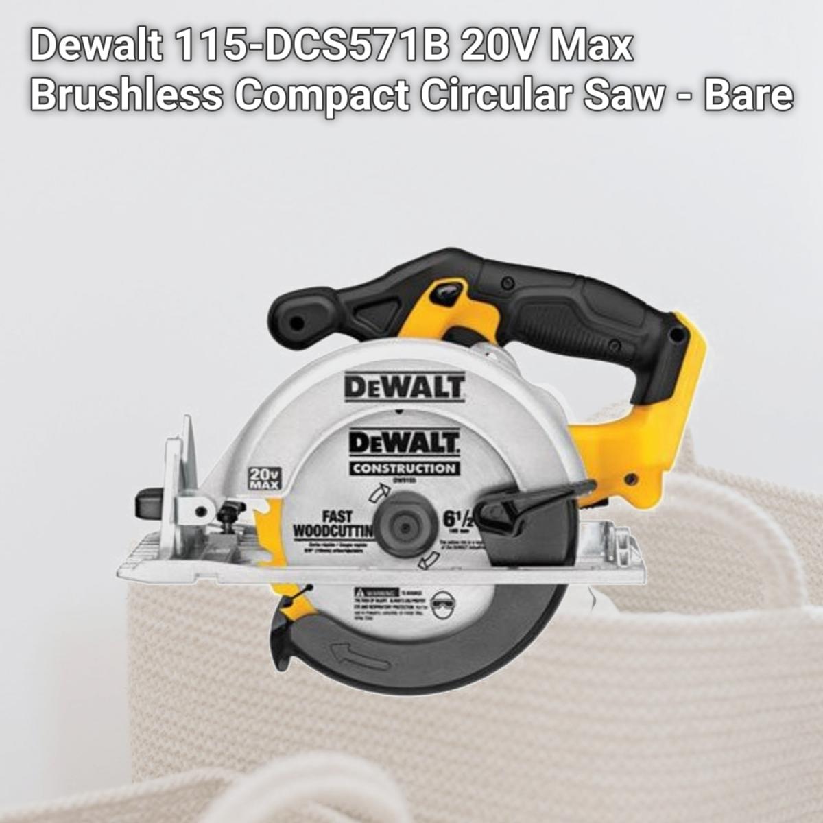 Picture of Dewalt 115-DCS571B 20V Max Brushless Compact Circular Saw - Bare