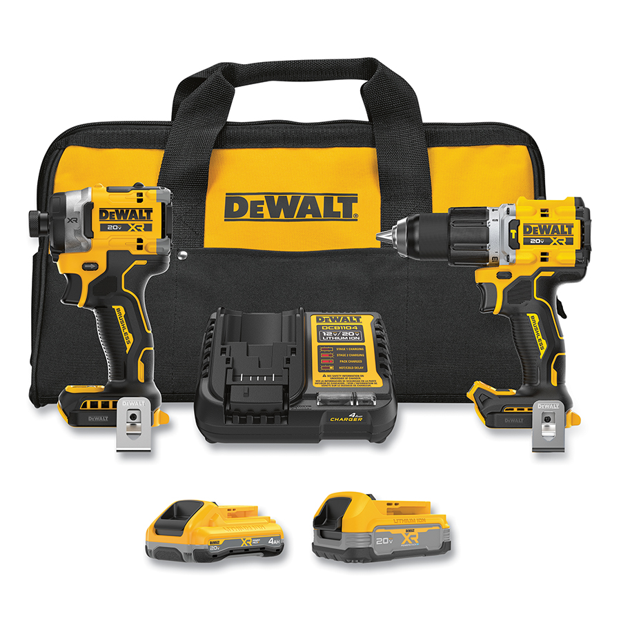 115-DCK251E1QQ1 20V Max 2-Tool Hammer Drill & Impact Combo Kit with XR Battery