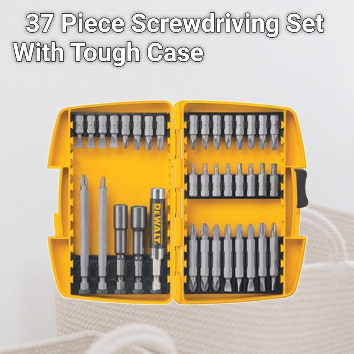 Picture of DeWalt 115-DW2163 37 Piece Screwdriving Set With Tough Case