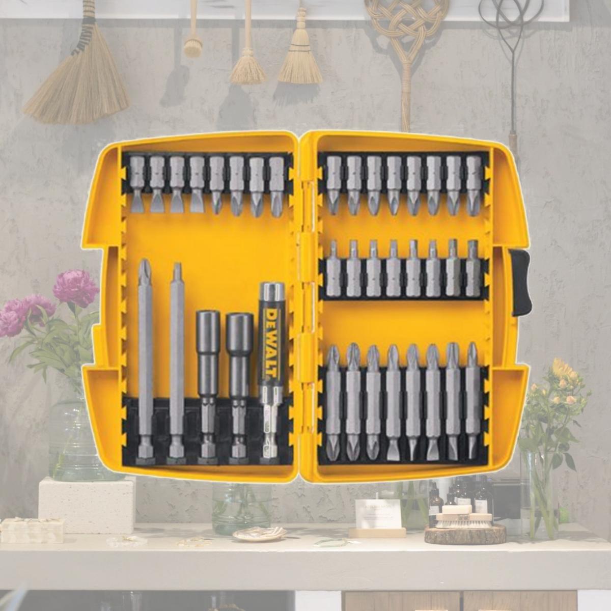Picture of DeWalt 115-DW2163 37 Piece Screwdriving Set With Tough Case