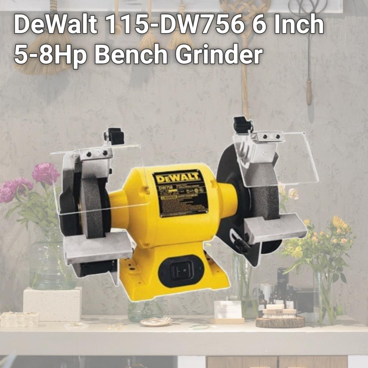 Picture of DeWalt 115-DW756 6 Inch 5-8Hp Bench Grinder