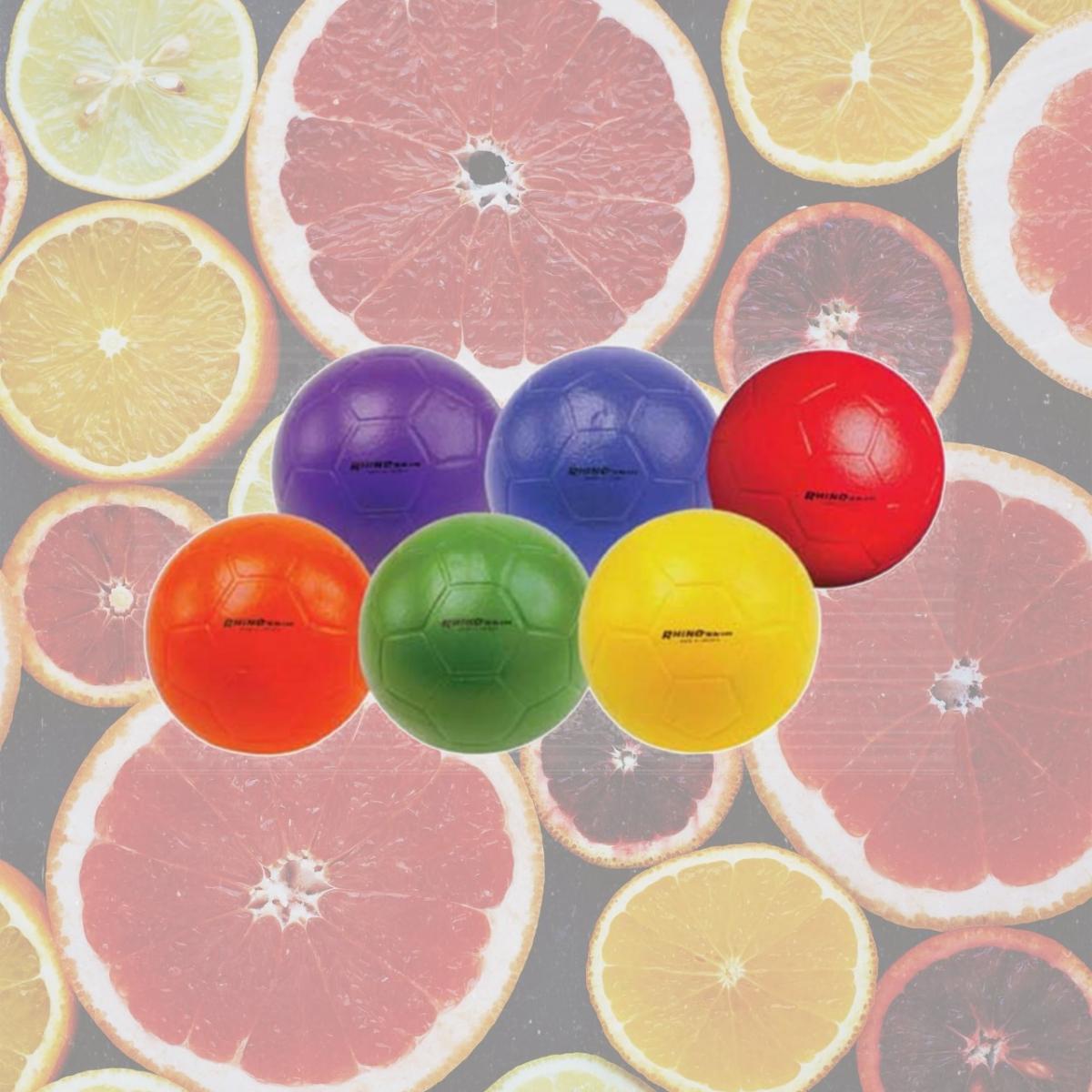 Picture of Champion Sports BA769P Rhino Skin Low Bounce FoamSoccer Balls - Size 5 (Set of 6)