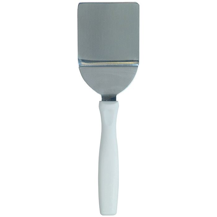 2 X 2 In. Cake Server With White Plastic Handle