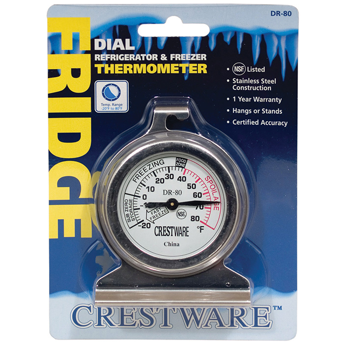 Trmdr80 Fridge Or Freezer Dial Thermometer
