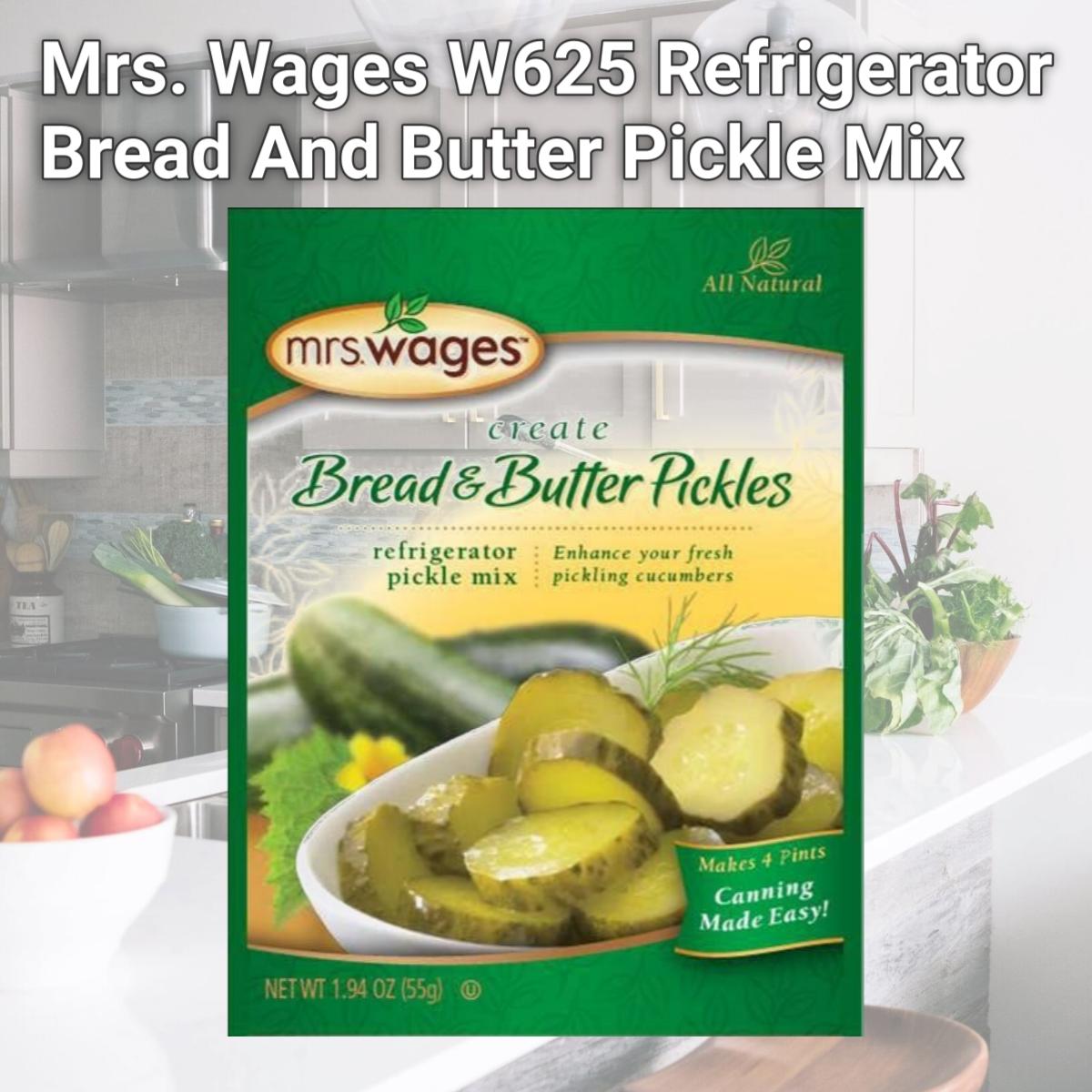 Picture of Mrs. Wages W625 Refrigerator Bread And Butter Pickle Mix