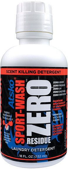 1338z 18 Oz Zero Sport Wash Detergent Bottle