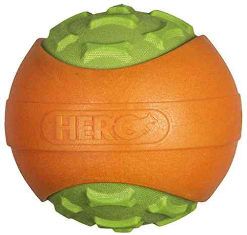 Caitec 64191 Hero Outer Armor Ball, Orange & Lime - Small