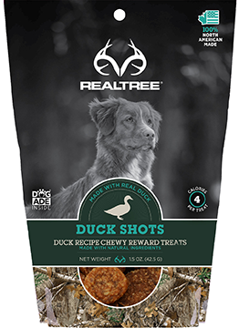 1202085 Realtree Naturals Premium Dog Treats, Duck Shots