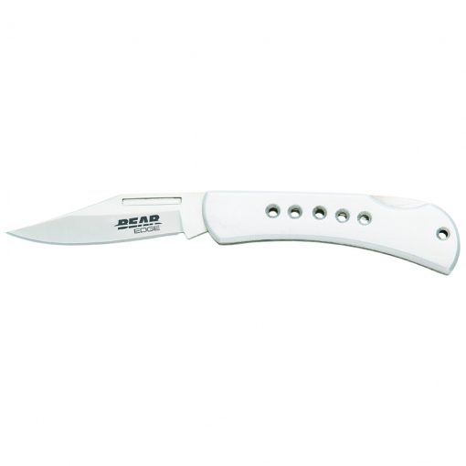75735ky 2.75 In. Silver Lockback Knife With Designer Holes, Stainless Steel