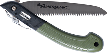 85602 Black & Green Folding Saw With Rubber Grip Handle