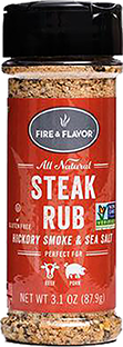 1001333 3.1 Oz Steak Rub Seasonings, Red & Black