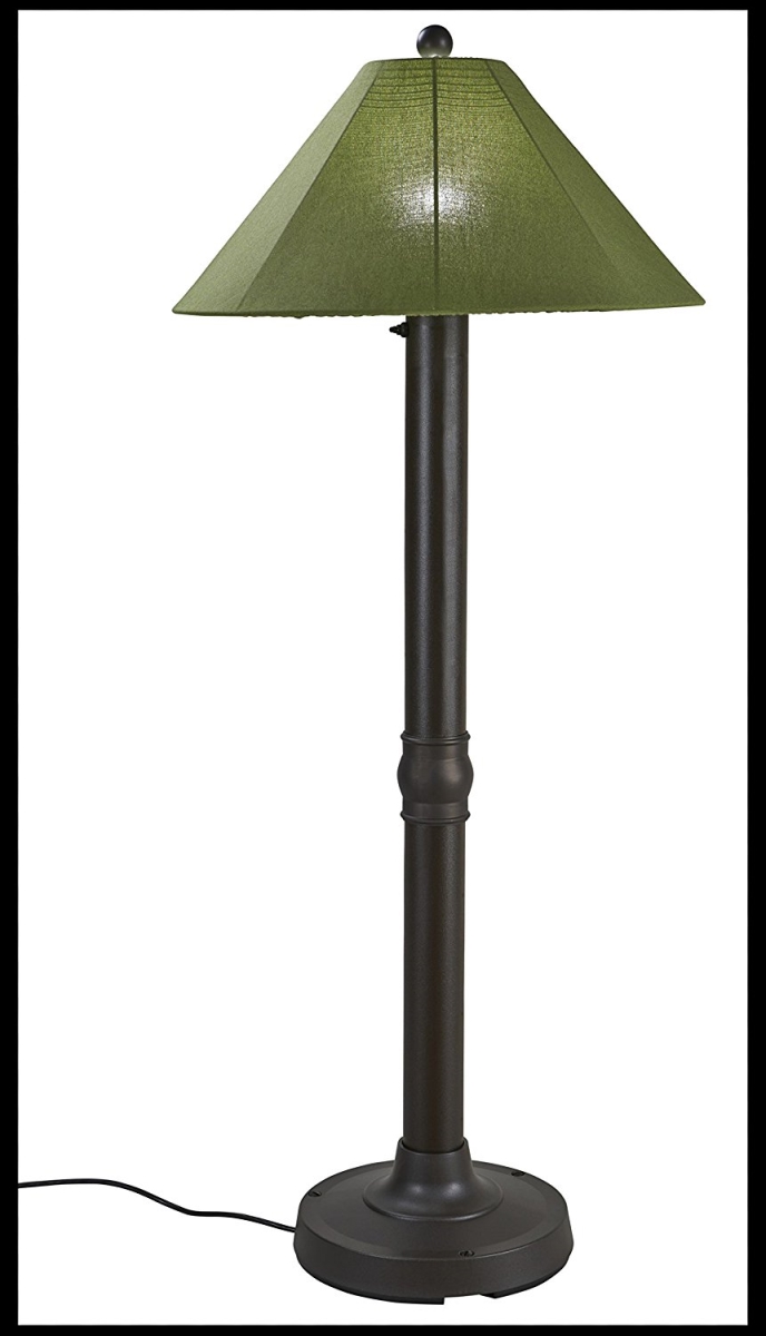 Patioliving 65687 Catalina Outdoor Floor Lamp, Spectrum Cilantro & Bronze