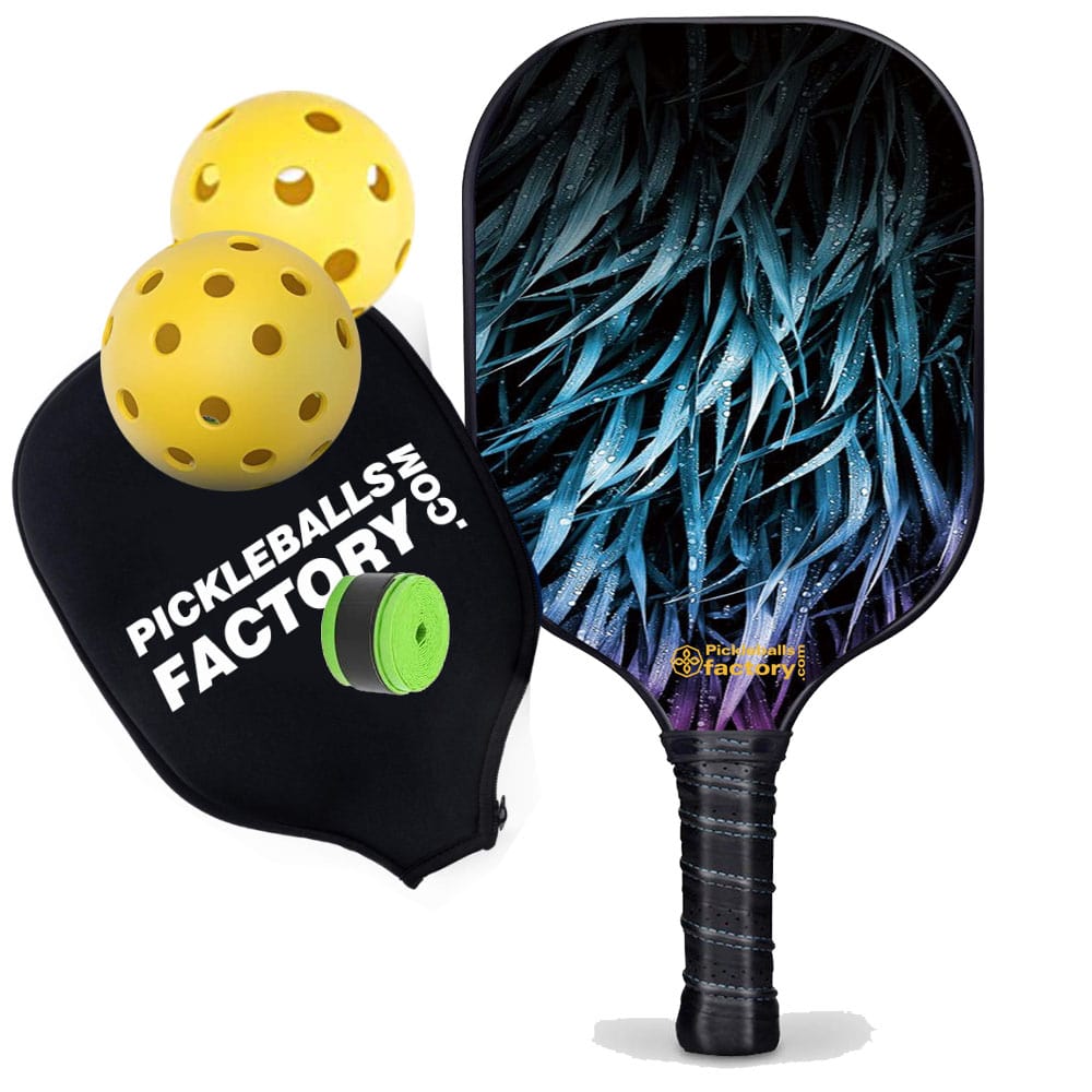 Pickleball Paddles - Leaves Professional Pickleball Paddle, Backyard Pickleball Top Pickleball Paddles 2022, Glassfiber Graphite