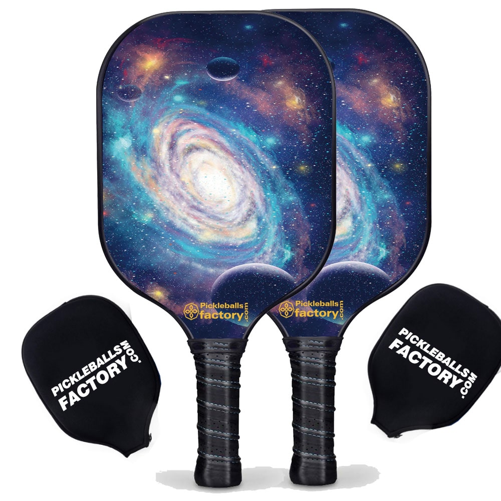 Best Pickleball Set - Spiral Galaxy Pickleball Paddles for Sale, Graphite Pickleball Paddle Set, Carbonfiber Graphite