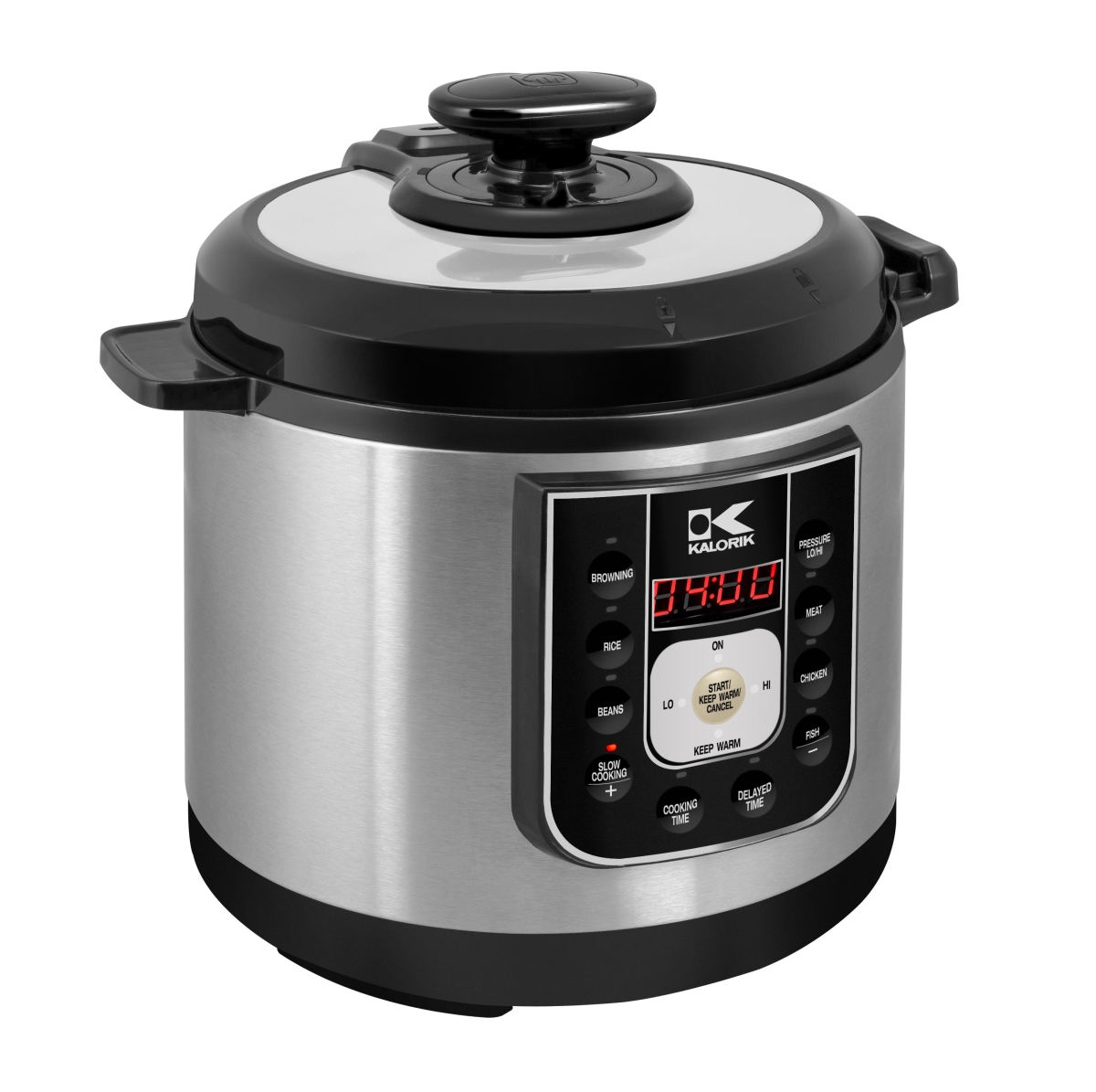 848052003682 Black & Stainless Steel Perfect Sear Pressure Cooker