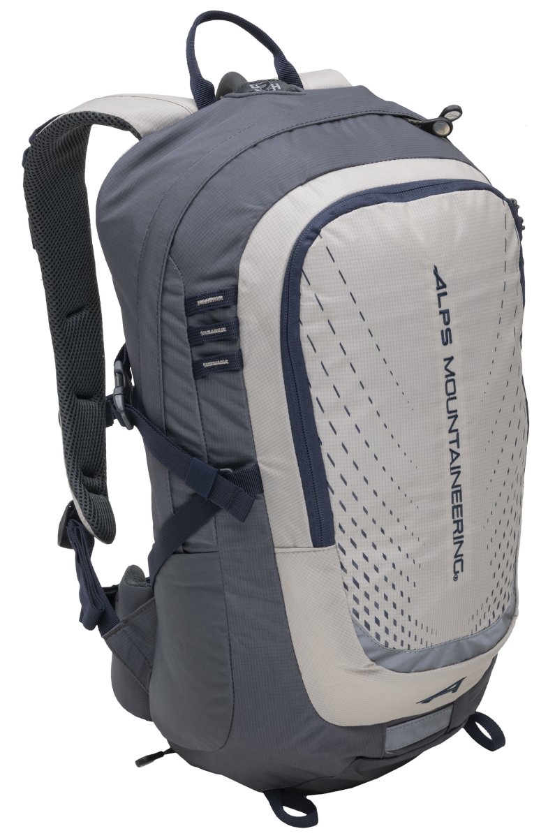 703438604504 17 Litre Hydro Trail Day Backpack - Gray & Navy