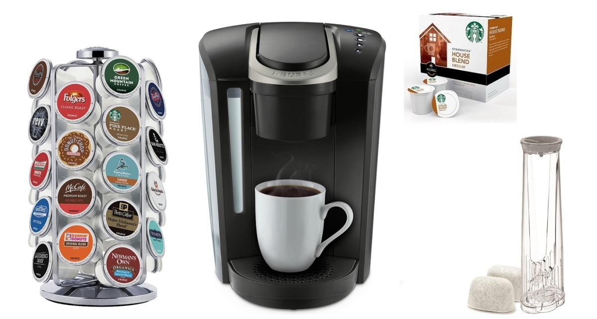 811540011889 K80 K-select Coffee Maker With Pod Carousel, Water Filter Kit & 16 K-cup - Black