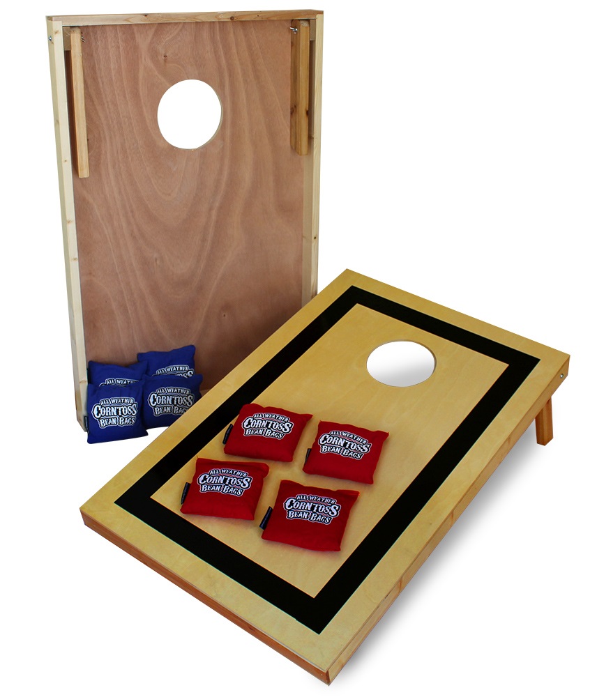 857332001706 23.5 X 35.5 In. Tradtional Wood Bag Toss Game