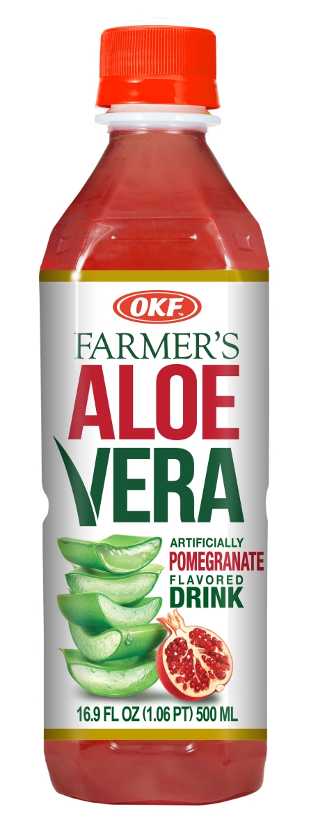 Avf340 16.9 Oz Farmers Aloe Drink, Pomegranate - Pack Of 20