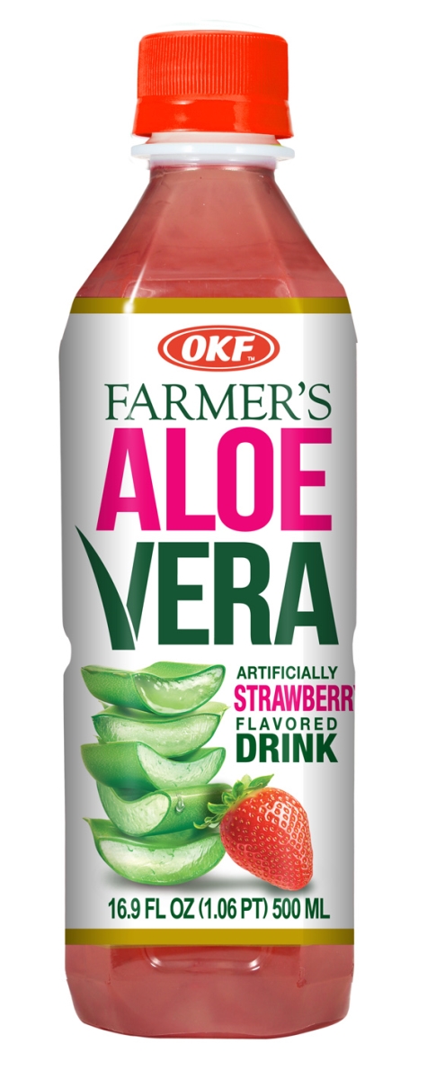 Avf350 16.9 Oz Farmers Aloe Drink, Strawberry - Pack Of 20
