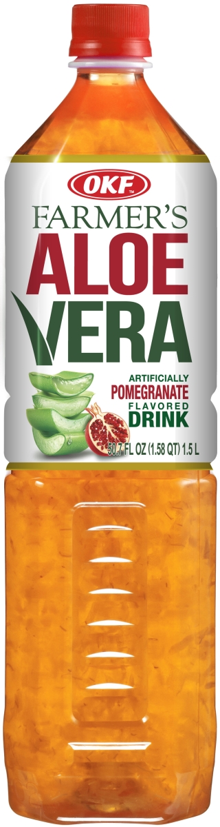 Avf040 50.7 Oz Farmers Aloe Drink, Pomegranate - Pack Of 12