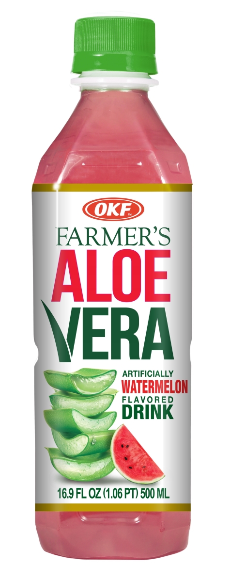 Avf370 16.9 Oz Farmers Aloe Drink, Watermelon - Pack Of 20