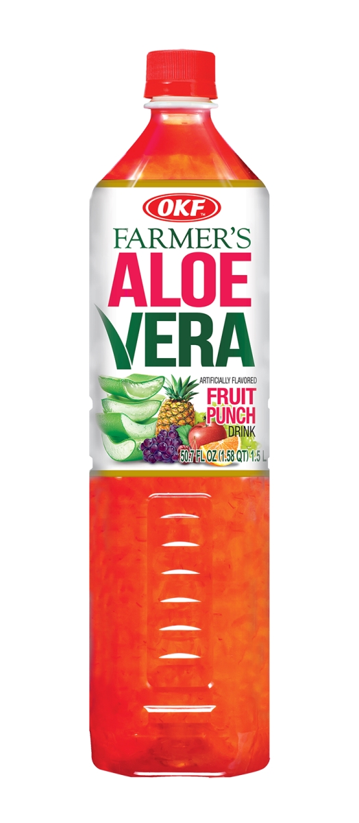 Avf060 50.7 Oz Farmers Aloe Drink, Fruit Punch - Pack Of 12