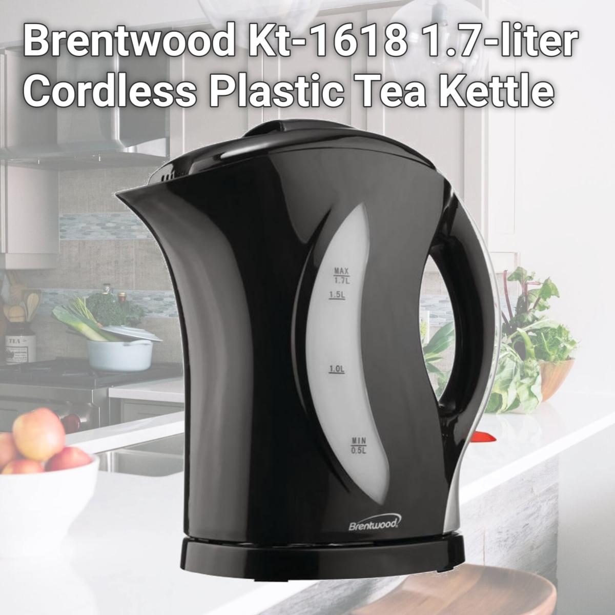 Picture of Brentwood Kt-1618 1.7-liter Cordless Plastic Tea Kettle