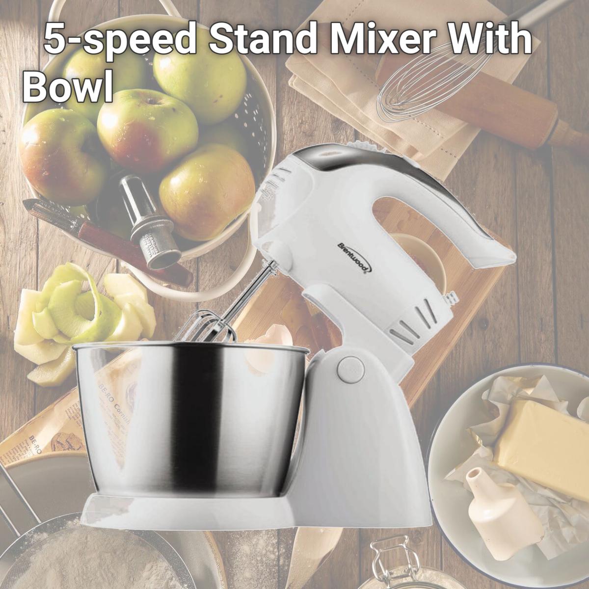 Picture of Brentwood Sm-1152 5-speed Stand Mixer With Bowl