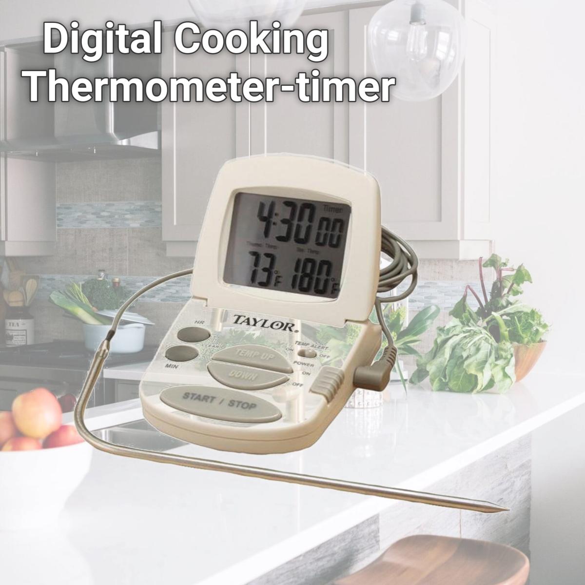 Picture of Taylor 1470N Digital Cooking Thermometer-timer